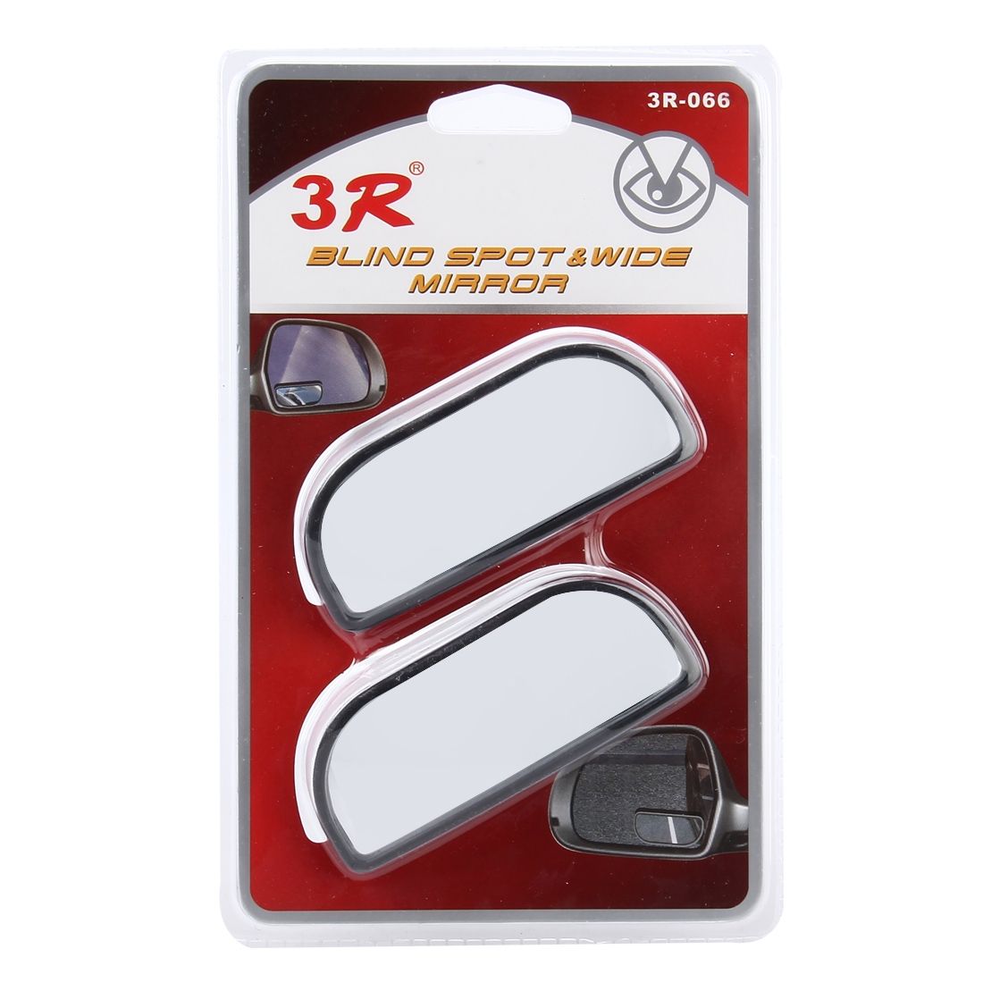3R-066 2 PCS Car Truck Blind Spot Rear View Wide Angle Mirror Blind Spot Mirror Blind Spot And Wide Mirror, Size: 8.3*3.4cm