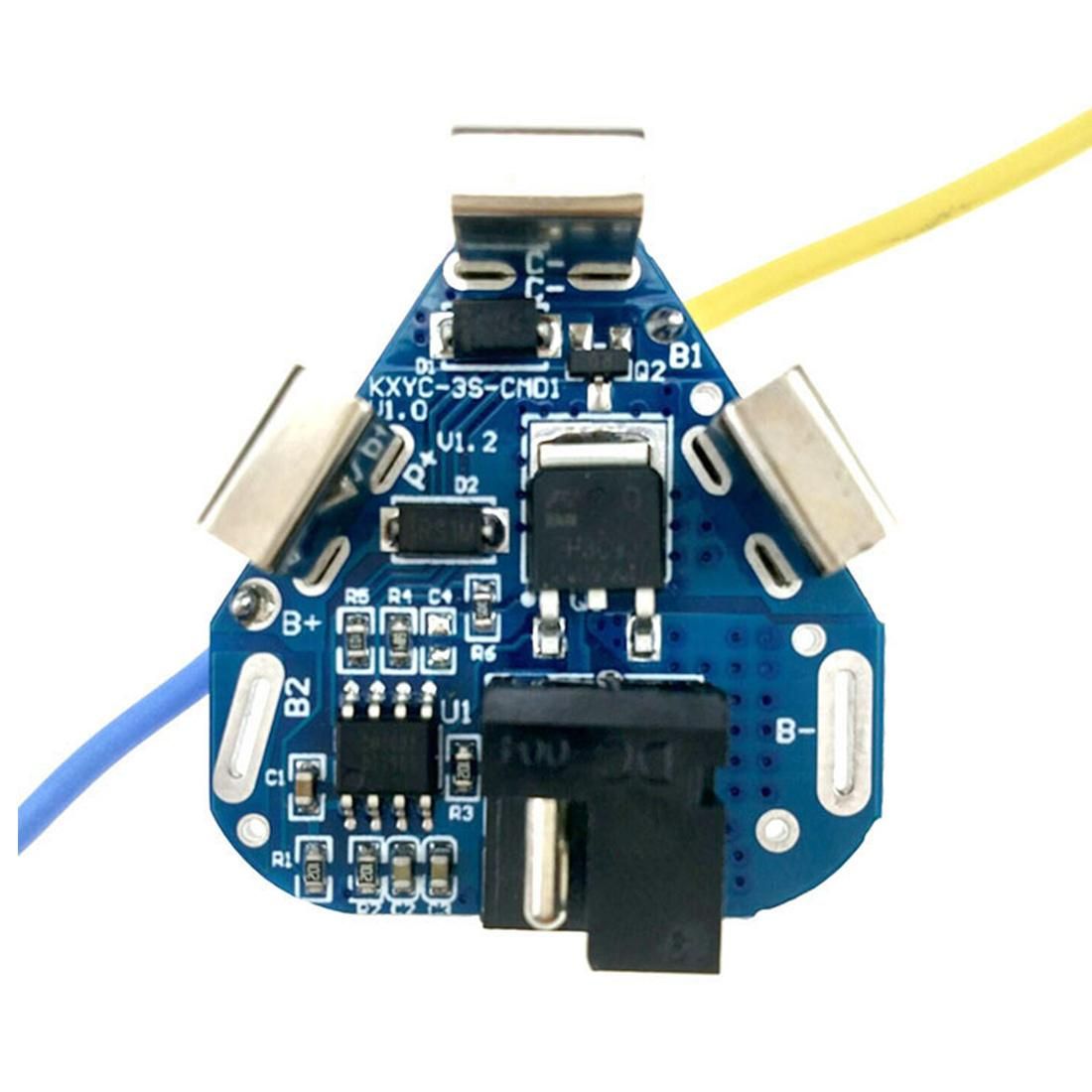 1Pcs 3S 12.6V BMS Lithium Battery Protection Board