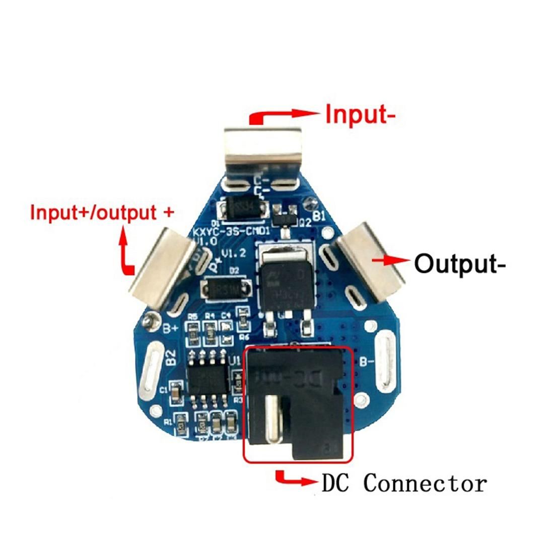 1Pcs 3S 12.6V BMS Lithium Battery Protection Board