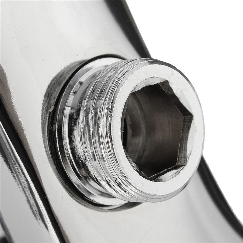Zinc Alloy Basin Faucets Chrome Wall Mounted  Cold Water Dual Spout Mixer Tap Faucet Bath Shower Basin