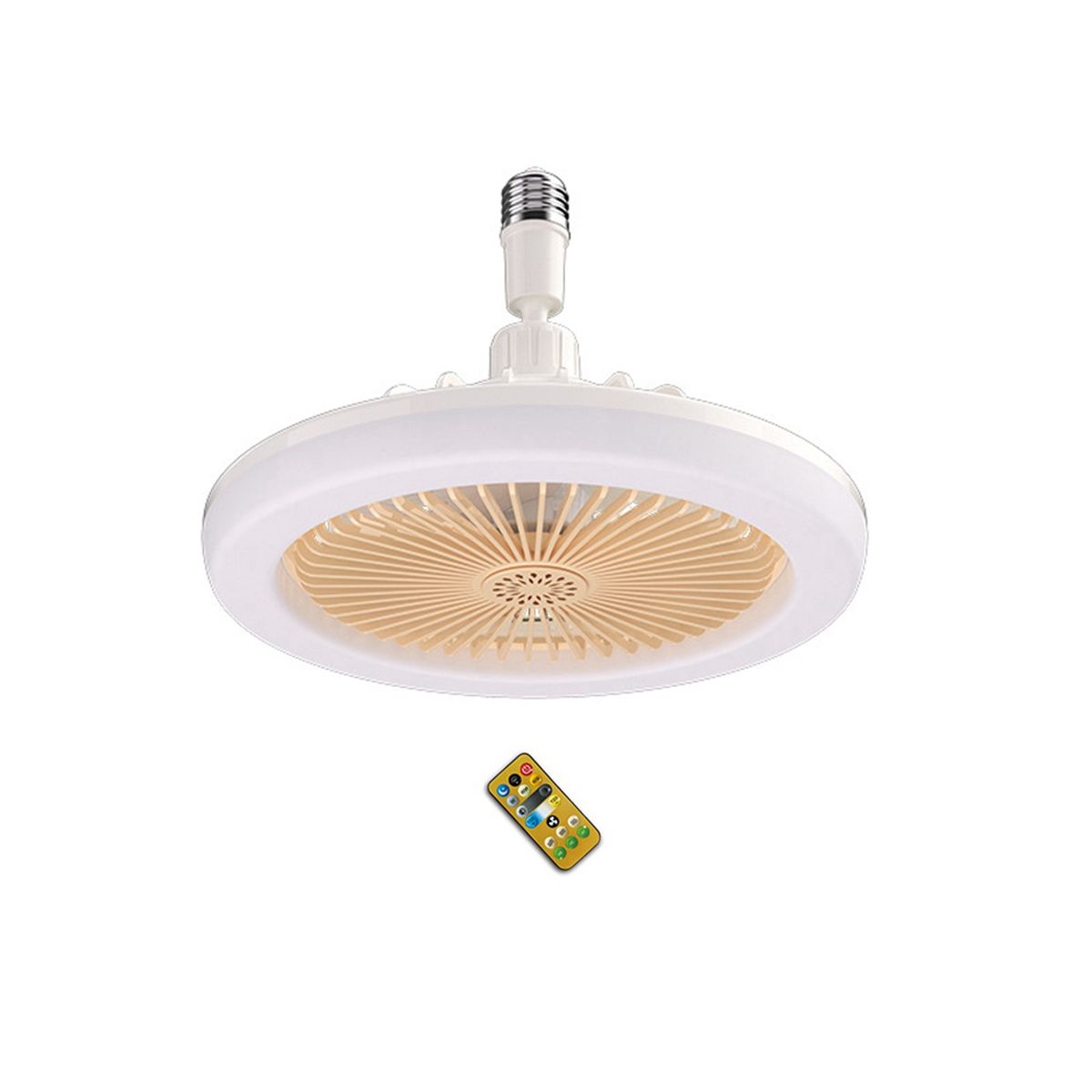 Ceiling Fan with Remote Control and Light 30W LED Lamp Fan