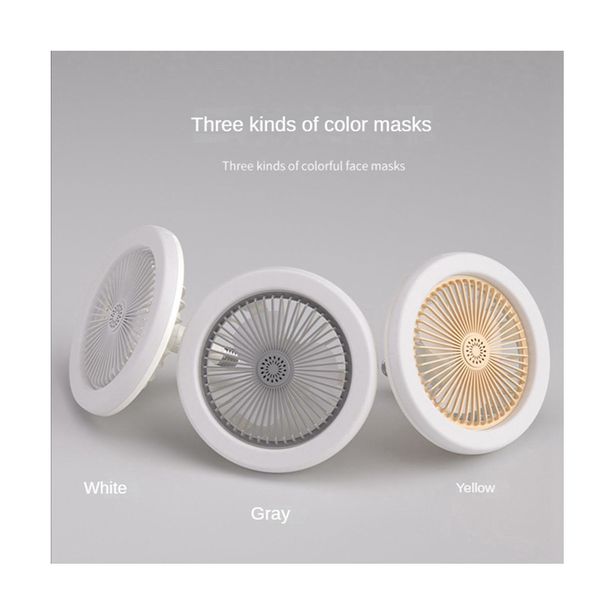 Ceiling Fan with Remote Control and Light 30W LED Lamp Fan