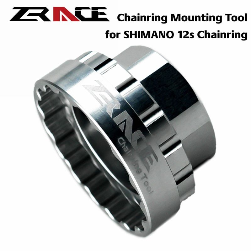 4 In 1 Bottom Bracket Wrench Tool And 12s Chainrings Mounting Tool, For SRAM DUB, SHIMANO BSA / FC-25 / FC-24 Bike Tools Chainring Tool