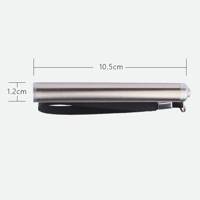 Student Medical Flashlight Nurse Pupil Pen For Ear Nose Diagnosis Oral Eye Mini Portable Waterproof Stainless Steel Yellow