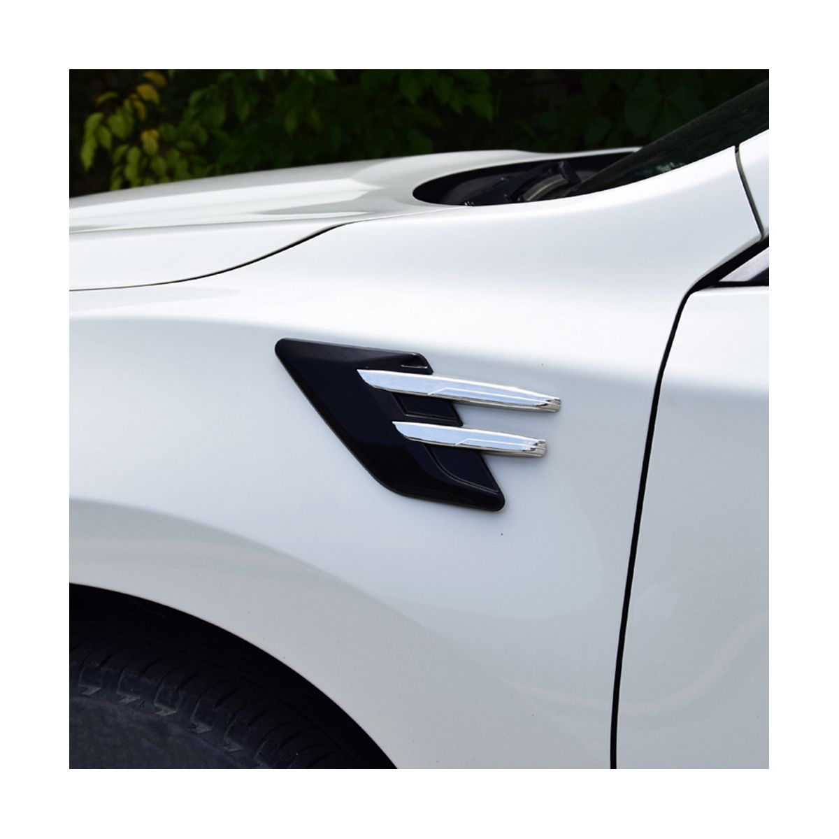Car Side Air Intake Hood Vent Decoration Car Side Vent Hood Car Personality Modification Exterior Decoration Universal,A