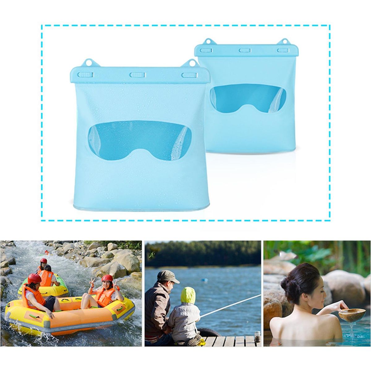 Waterproof Bag Swimming Rafting Dry Bag Blue