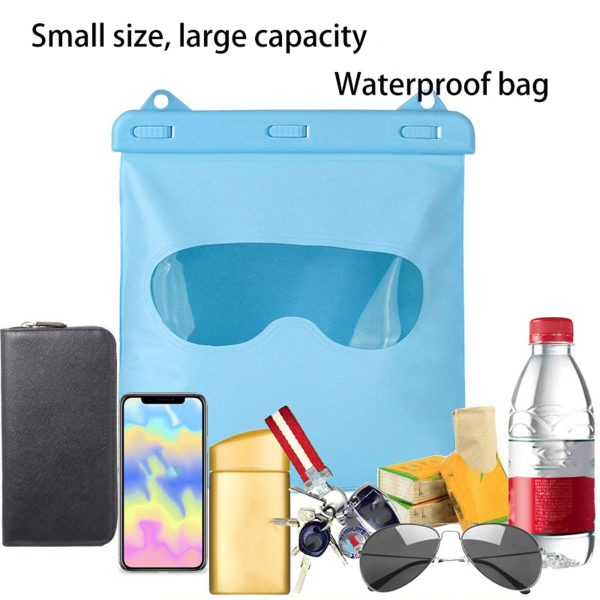 Waterproof Bag Swimming Rafting Dry Bag Blue