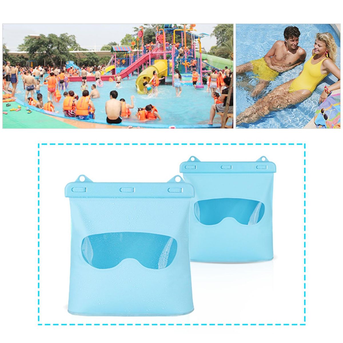 Waterproof Bag Swimming Rafting Dry Bag Blue