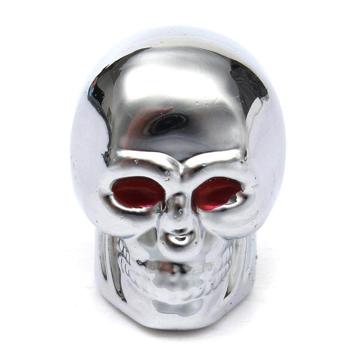 Universal 4 Pcs Skull Head Expression Car Tire Tyre Dust Stem Air Valve Caps