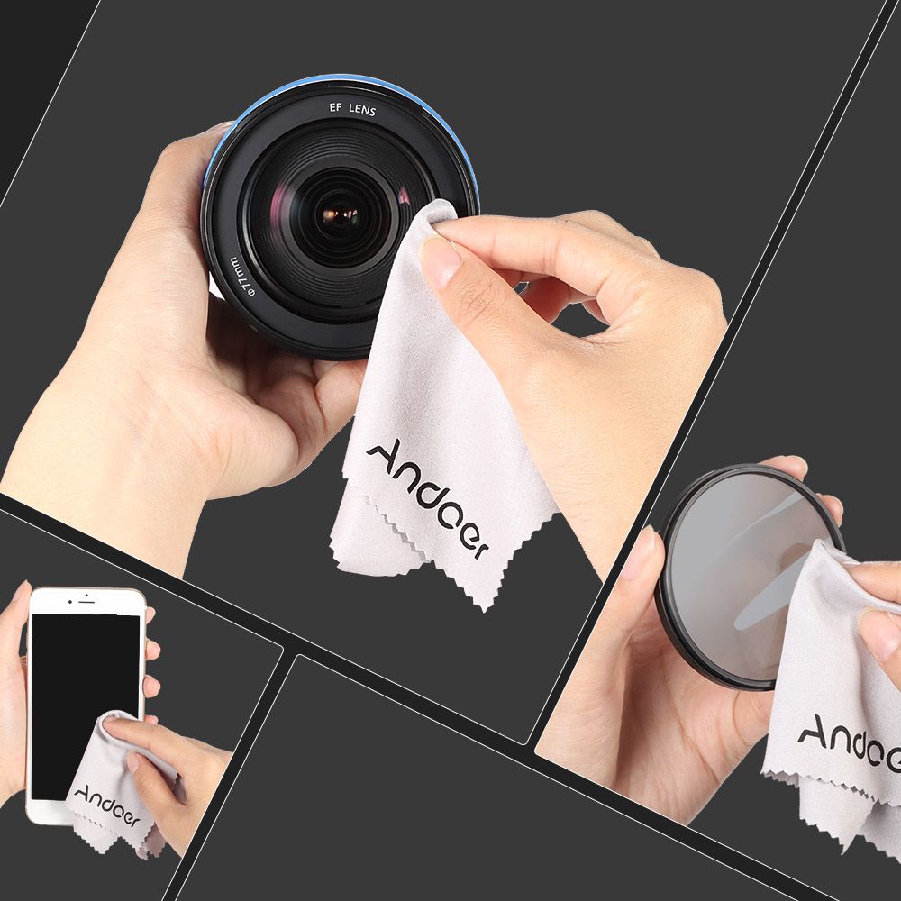 49mm Lens Filter Kit UV+CPL+FLD+ND(ND2 ND4 ND8) With