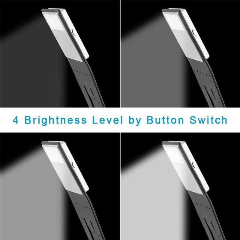 Portable LED Reading Book With Detachable Flexible Clip USB