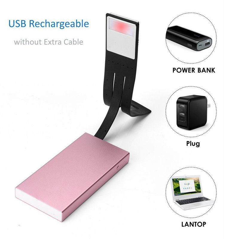 Portable LED Reading Book With Detachable Flexible Clip USB