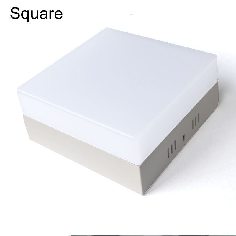Dimmable 6W 12W 18W 24W Square LED Panel Light Surface
