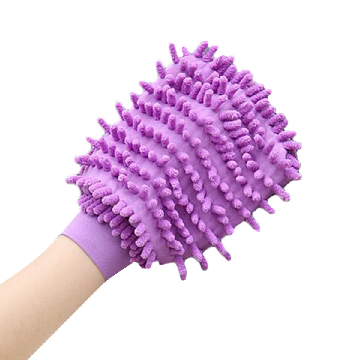 1PC Single-sided Car Wash Mitt Microfiber Soft Chenille