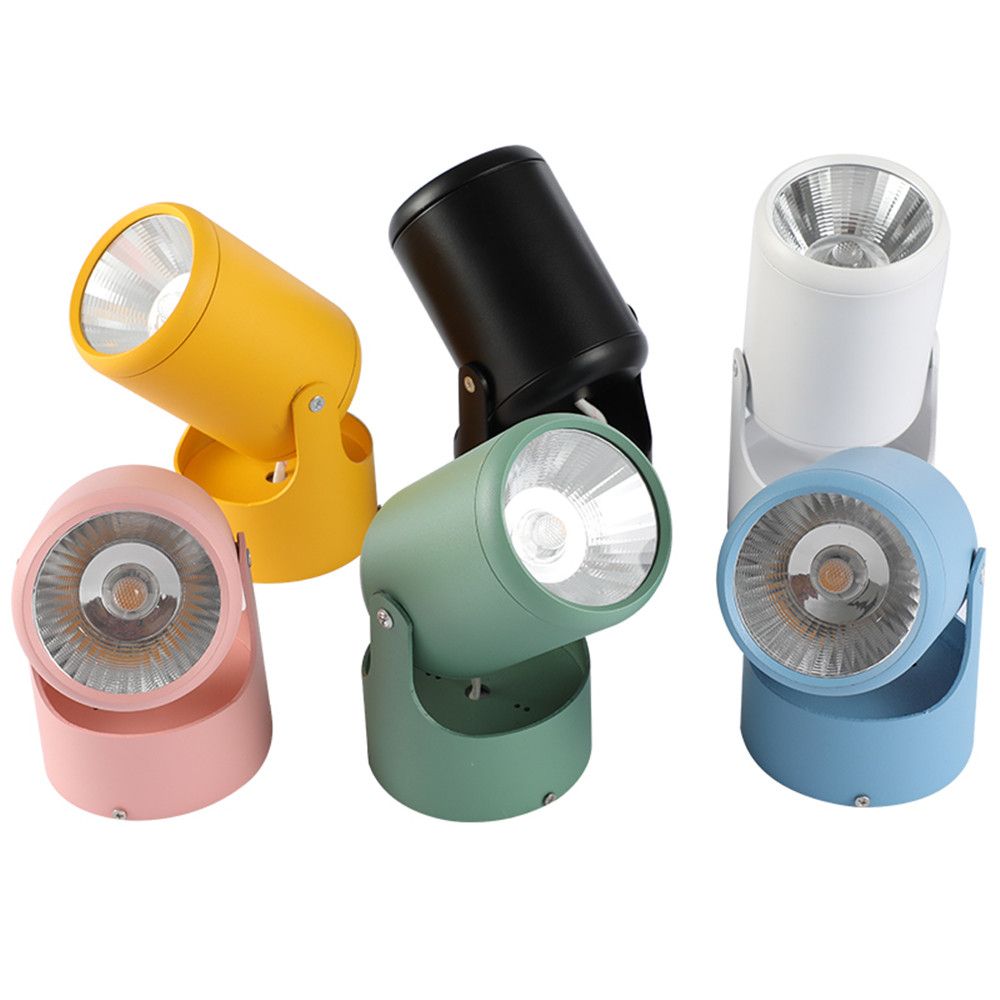 COB LED Downlight Surface Mounted Led Ceiling Lamp Colorful