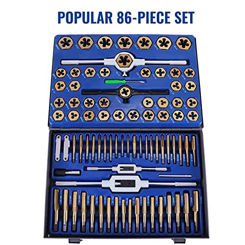 VEVOR 86PC Tap And Die Set Large Tap And Die Set Tap And Die