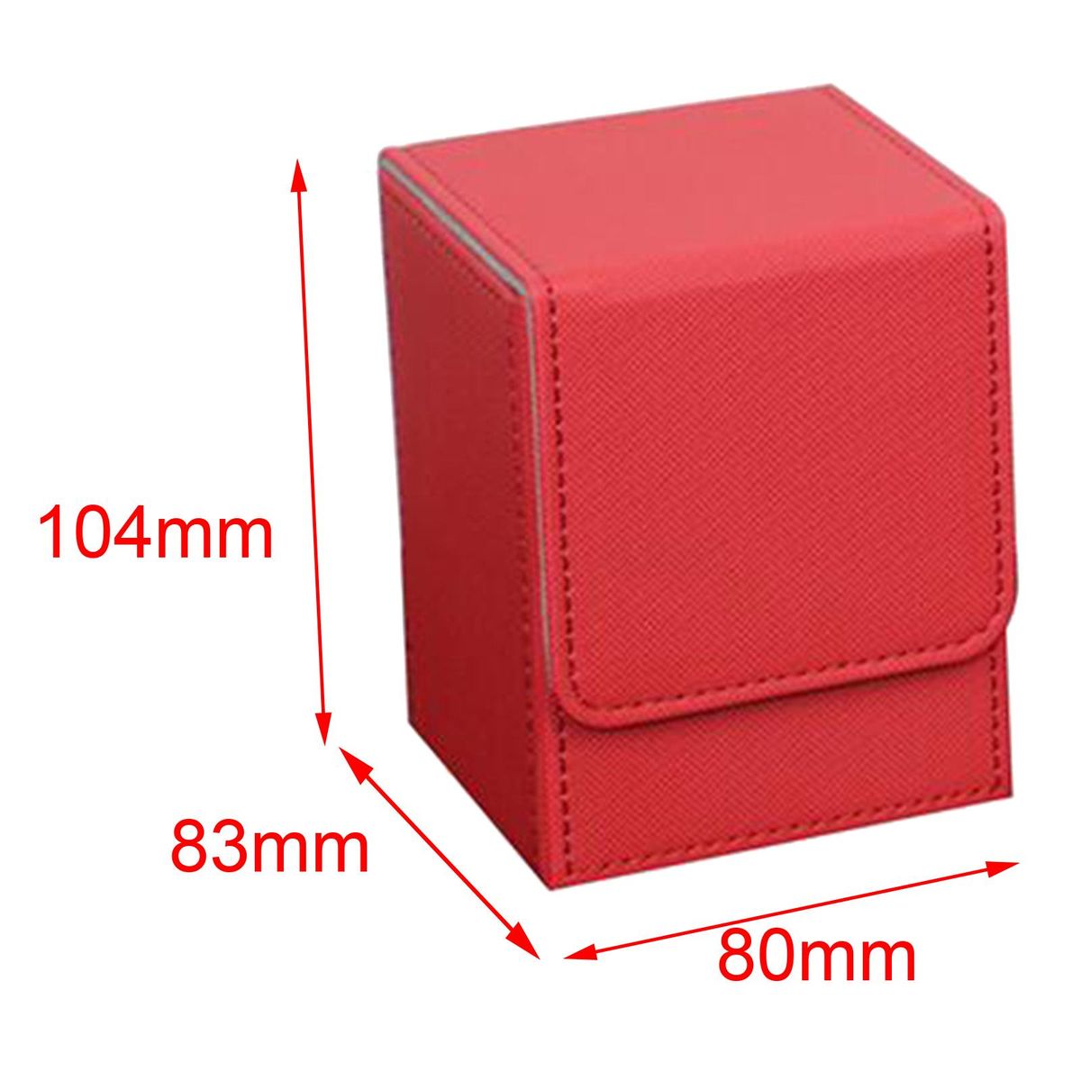 2 Pieces Portable Trading Card Deck Box Holder Protectors Display