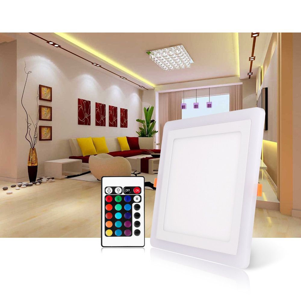 SEACAT New Arrived 6W 9W 16W 24W Square RGB LED Panel Light