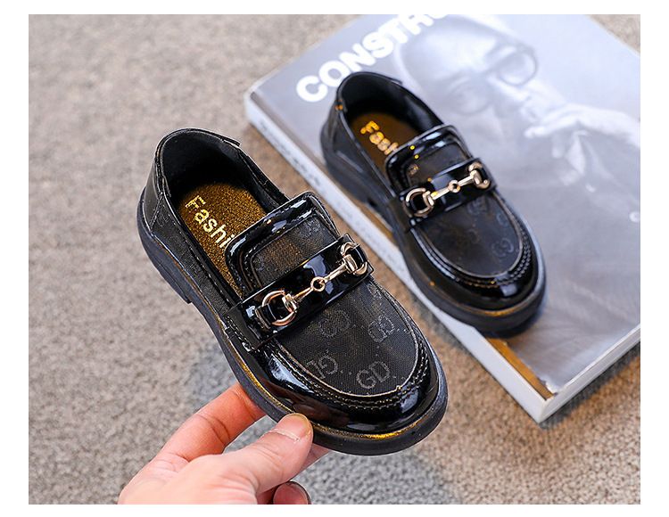 Mesh Hollow Breathable Loafers-Black