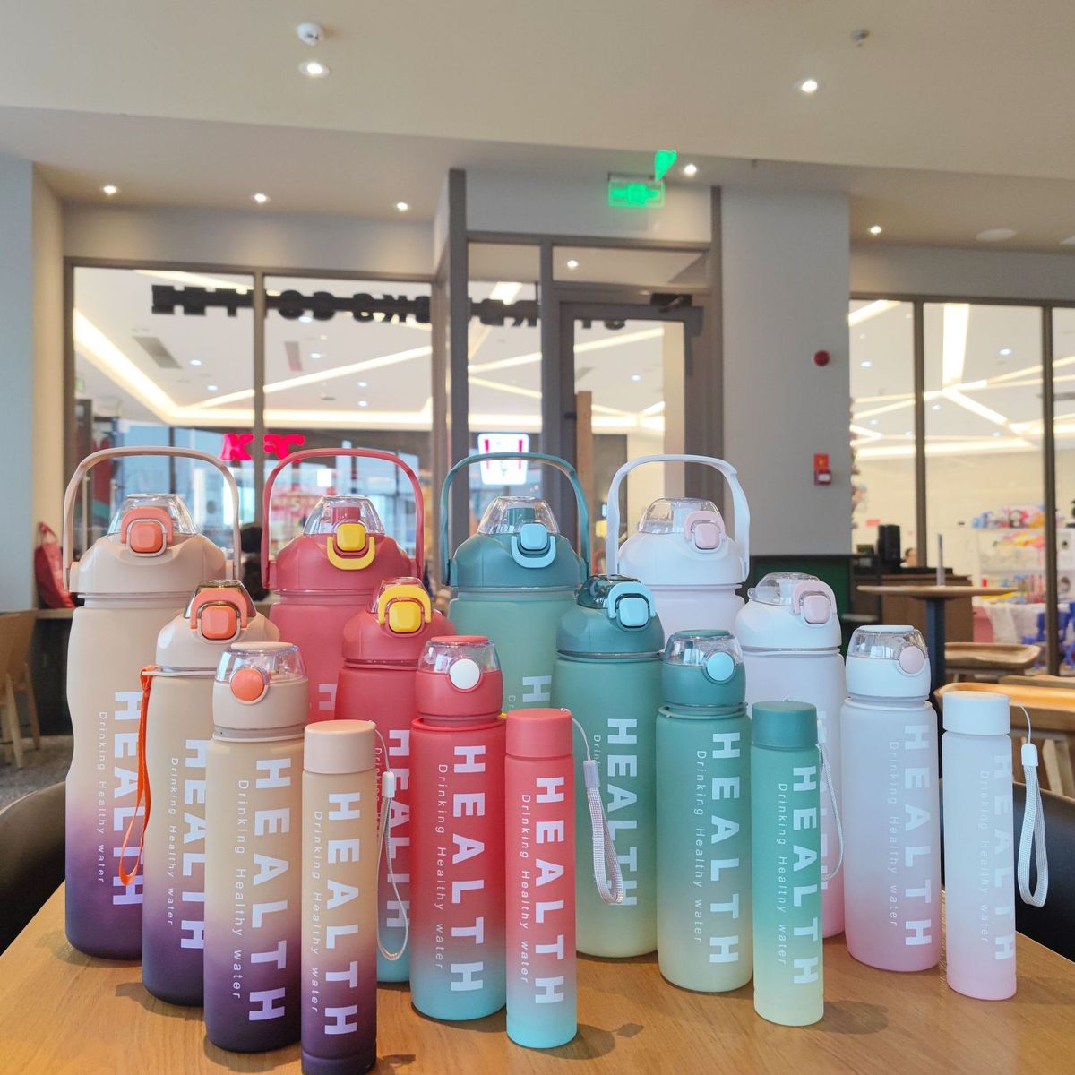 3300ml Family Motivational Waterbottleset-Jumbo Sized