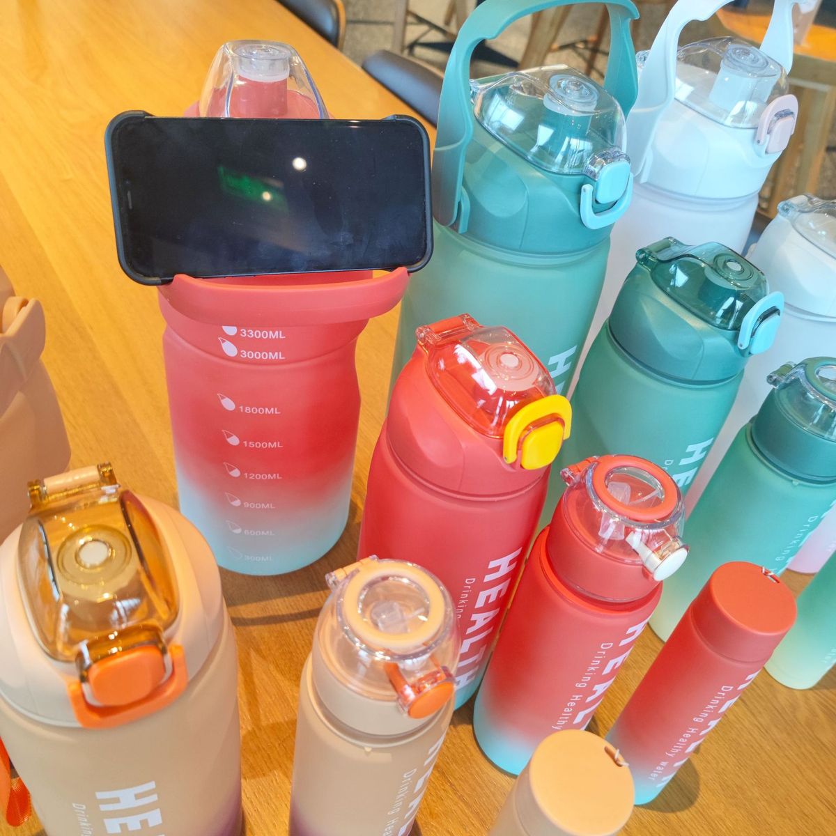 3300ml Family Motivational Waterbottleset-Jumbo Sized