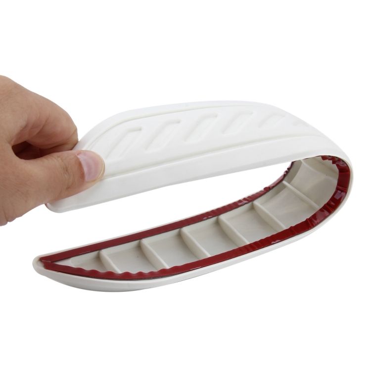 2 PCS Universal Car Rubber Body Bumper Guard Strip Sticker