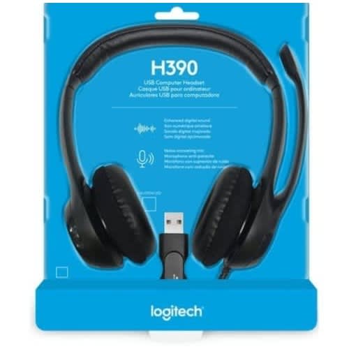 H390 Usb Computer Headset -  Black.