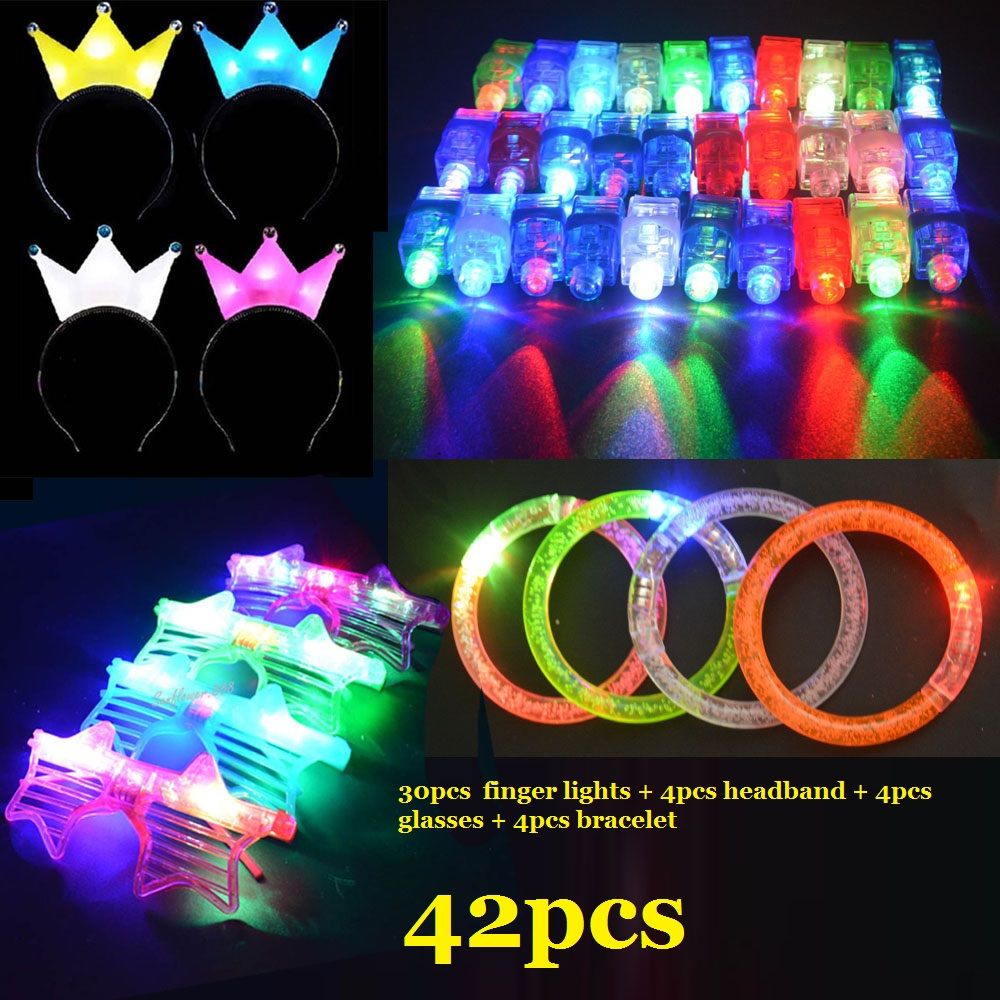 Glow In The Dark Party Supplies  Let Glasses Led Hair