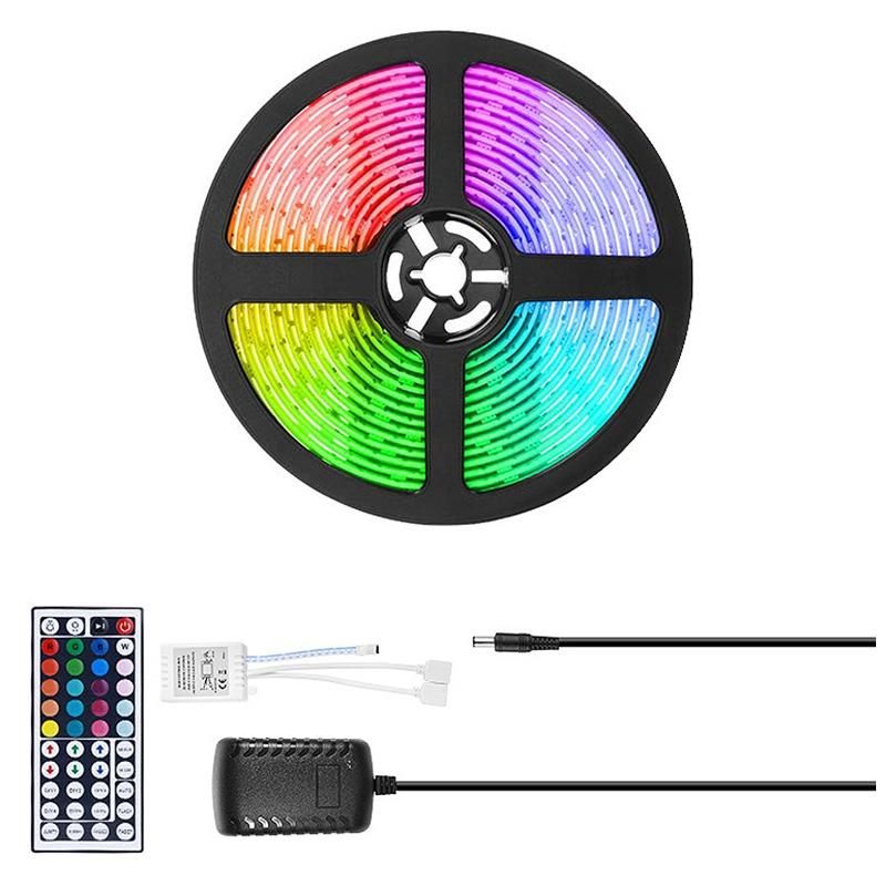 16.4Ft LED RGB Strip Light with RF Remote for Rooms,Party(EU