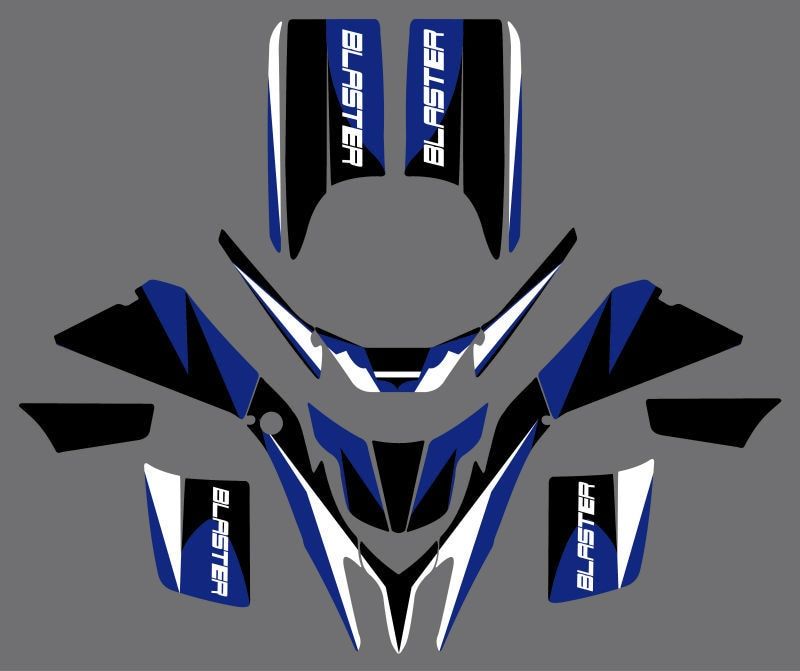 0028 Style Decals Stickers Graphics For Yamaha Blaster 1988