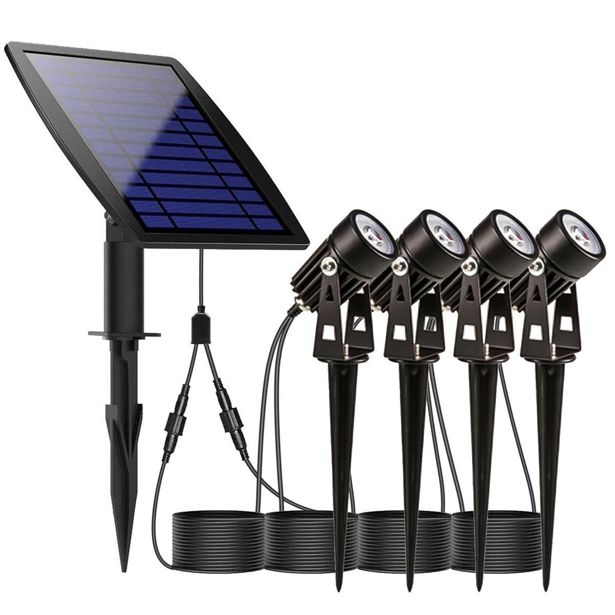 Solar Projector Light Solar Panel Outdoor Lighting Separatel