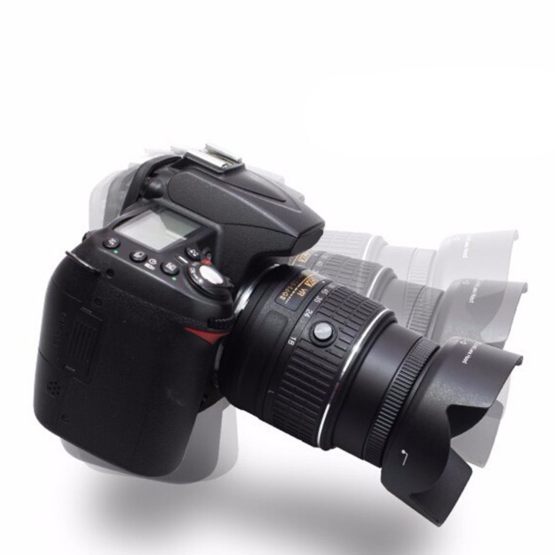 Centechia Camera Lens Hood For Ew 73b Ew-73b Canon 60d 70d