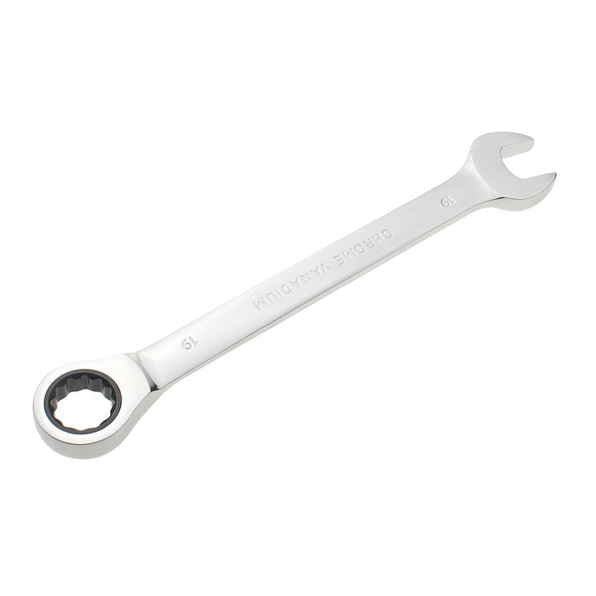 Ratcheting Wrench Set, 12Pcs Chrome Vanadium Steel 8-19mm