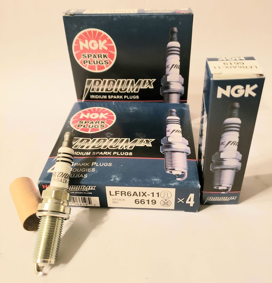 NGK 6619 IRIDIUM IX SPARK PLUG - 4pcs