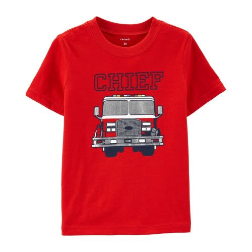 Chief Fire Engine Tshirt - Red