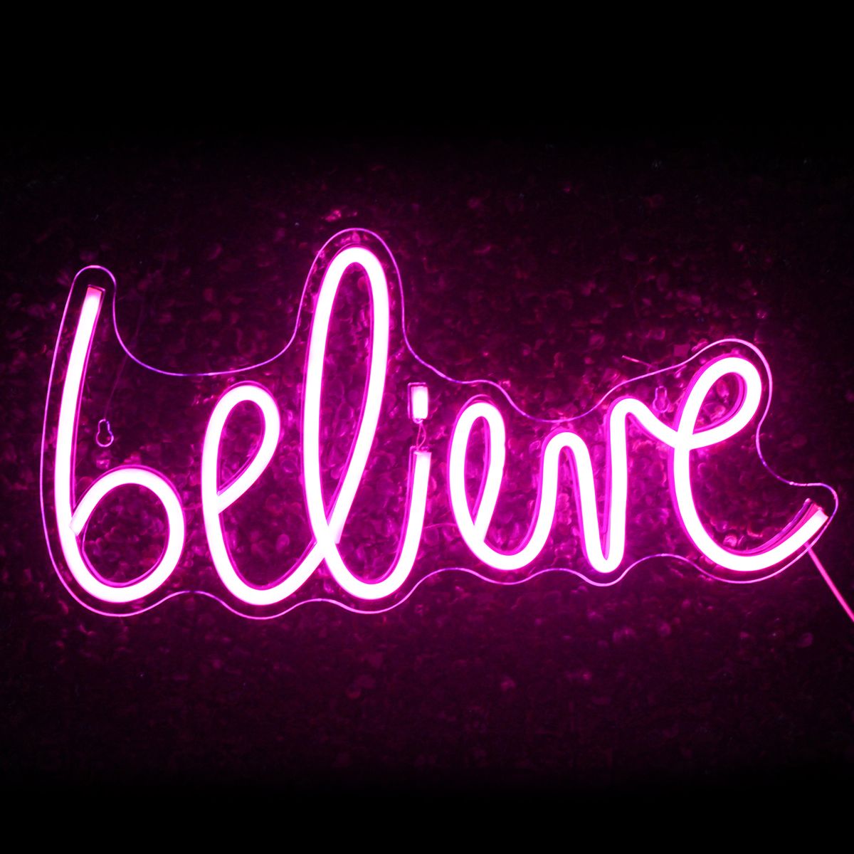 Ineonlife Believe In Yourself Neon Sign Wall Decor Bedroom