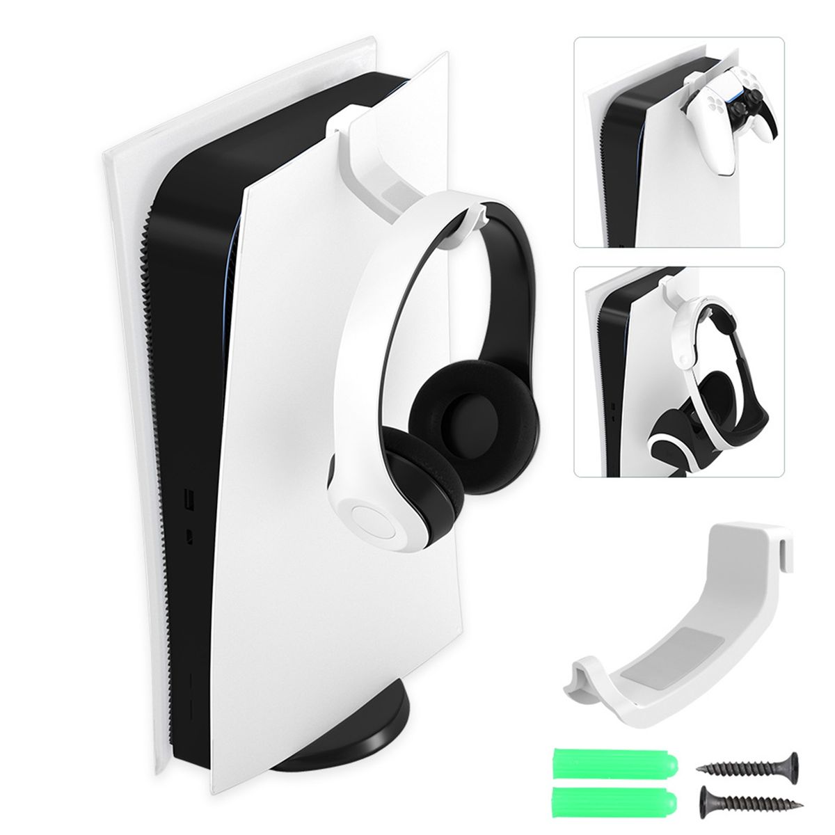 Game Handle Storage Stand Game Handle Hanger White