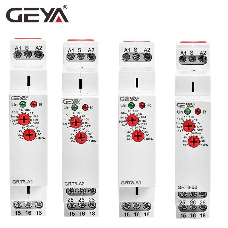 Geya Delay On Delay Off Timer Relay Electronic Type 16a Ac2