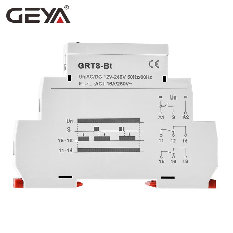 Geya Delay On Delay Off Timer Relay Electronic Type 16a Ac2