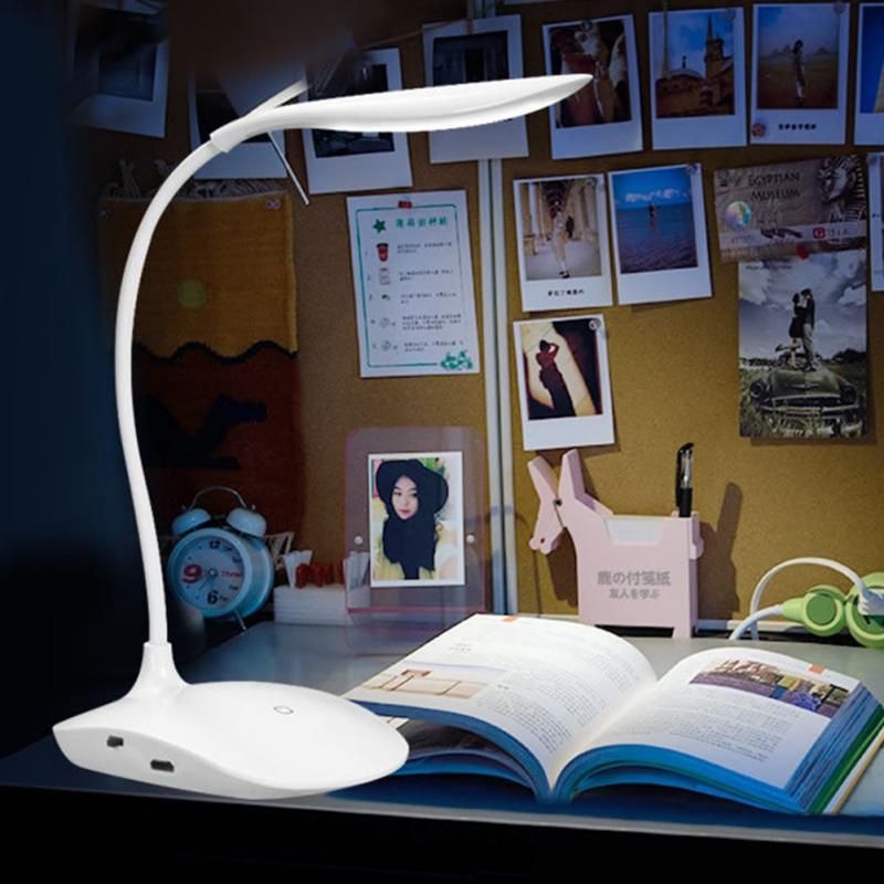 Desk Lamps High Quality Adjustable Intensity USB Rechargeable LED Desks Table Lamp Reading Light Touch Switch Desk Lamps