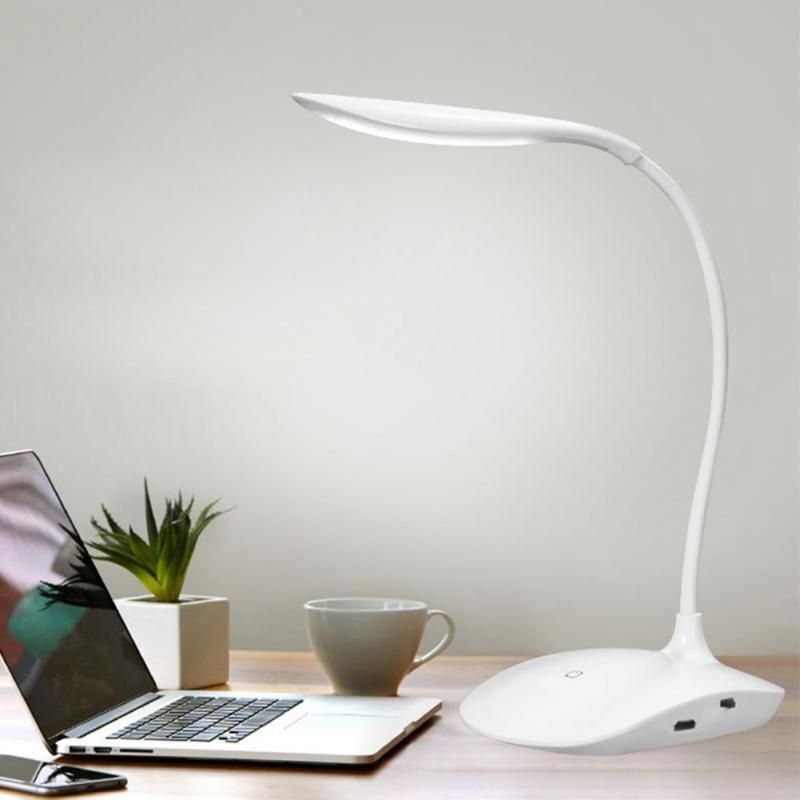 Desk Lamps High Quality Adjustable Intensity USB Rechargeable LED Desks Table Lamp Reading Light Touch Switch Desk Lamps