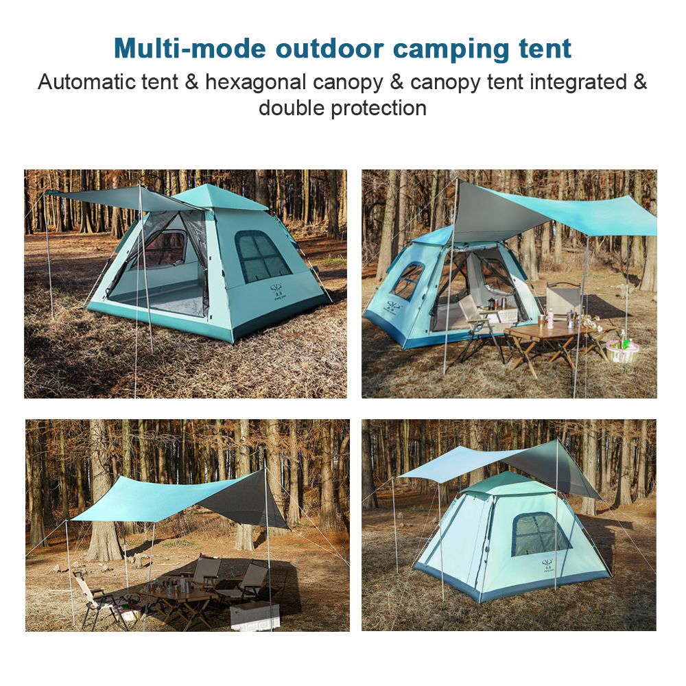 Outdoor Tent Sunscreen Shade Canopy Waterproof Square Tent