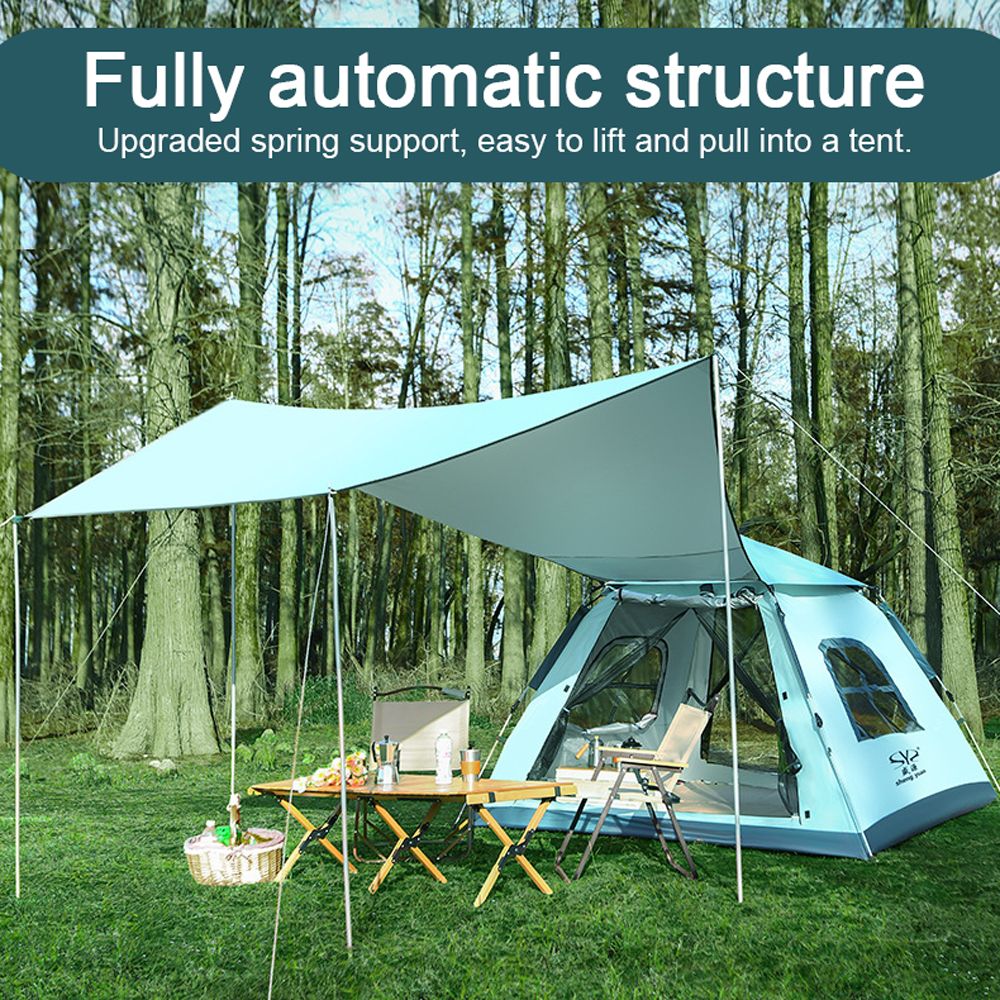 Outdoor Tent Sunscreen Shade Canopy Waterproof Square Tent