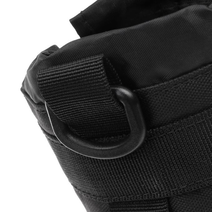 Outdoor  Water Bottle Pouch Holder Carrier Molle Kettle Black