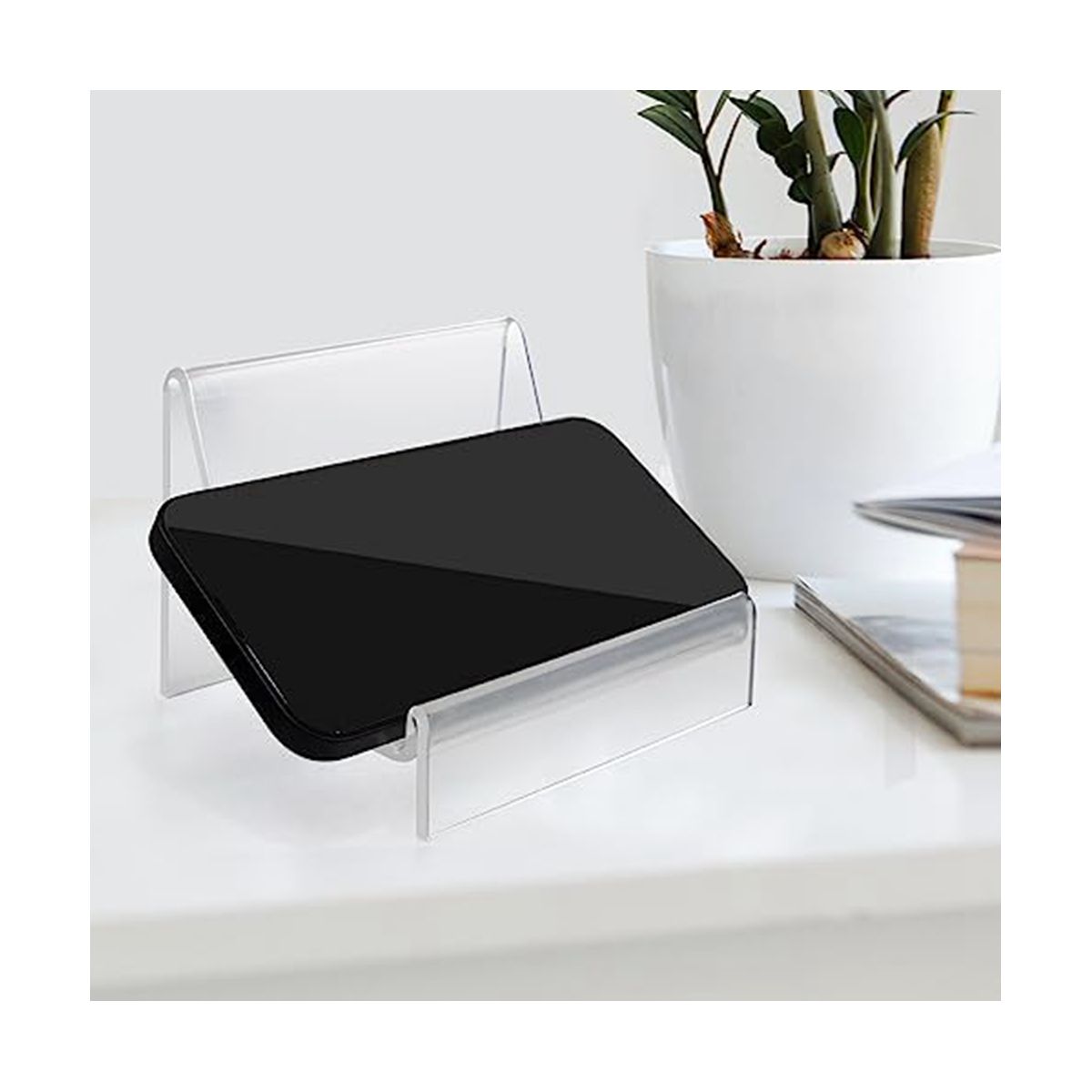 6 Pack Purse Display Stand Acrylic, Clear Acrylic Wallet