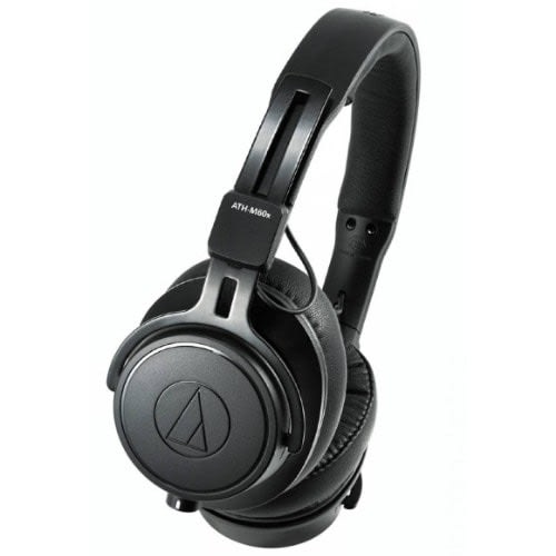 On-ear Closed-back Dynamic Professional Studio Monitor Headphones - Ath-m60x - Black