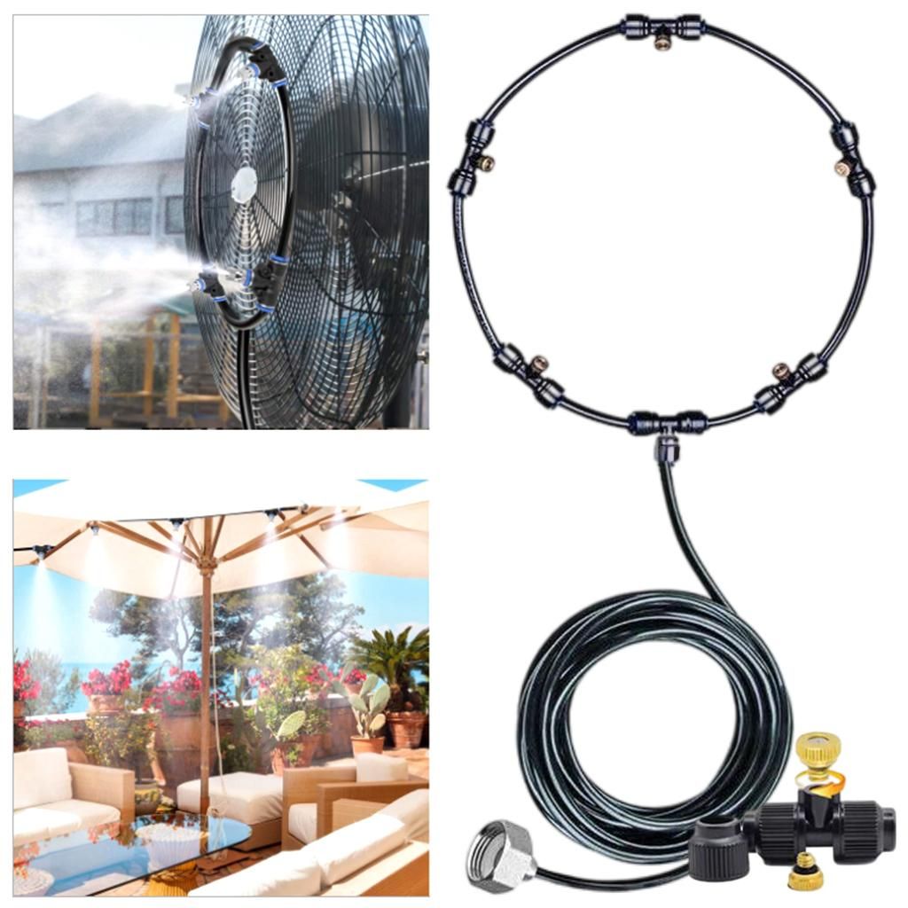 Outdoor Misting Cooling System For Patio 8m