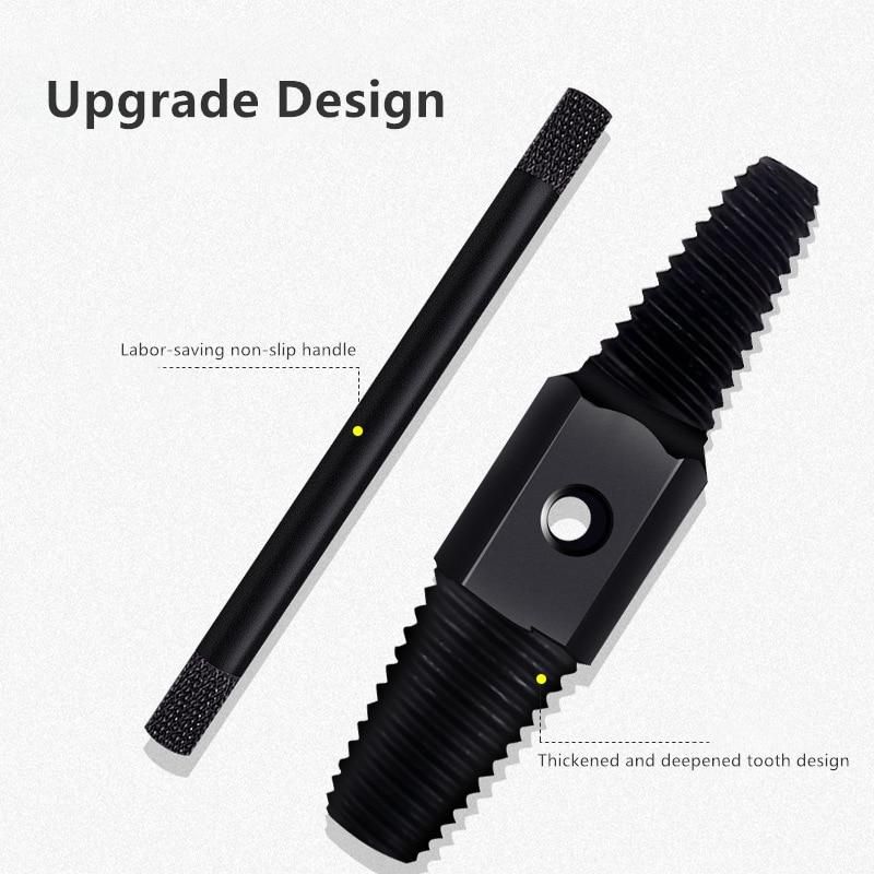 Faucet Broken Screw Extractor Center Drill Bits Hand Tools Set  Wrench Double-head Tap Damaged  Pipe Valve Thread Remover