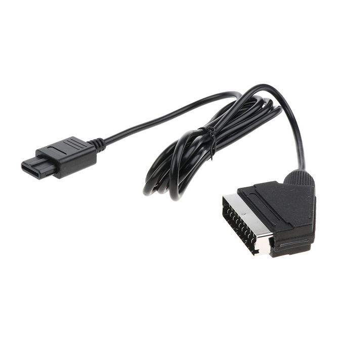 1.8M SCART RGB For  N64 NGC Gamecube Scart TV AV Lead AV Cable