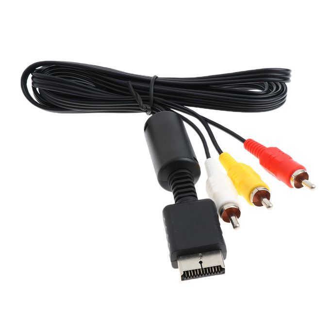 AV Composite Cable For Sony PS3/PS2/PS1 Audio Video Cord TV Adapter